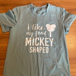 I like my food Mickey shaped t shirt